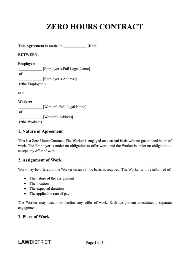 uk-zero-hours-contract-sample